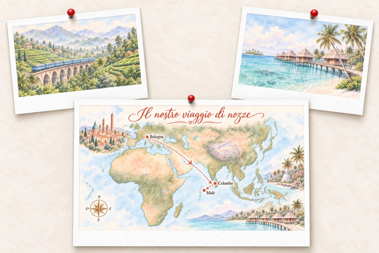 Il nostro viaggio di nozze: Bologna, Sri Lanka e Maldive